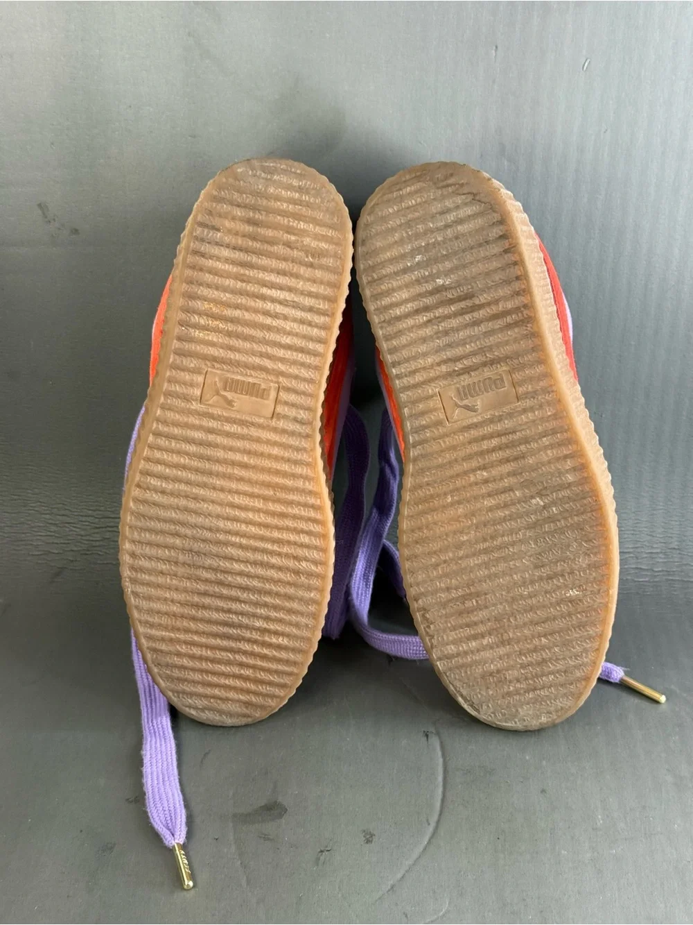 Fenty x Puma Creeper Phatty 'Lavender Burnt Red' sneaker shoes womens 8